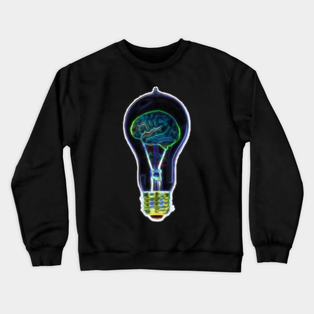 BrainPower 2 Crewneck Sweatshirt by Nitrowolf